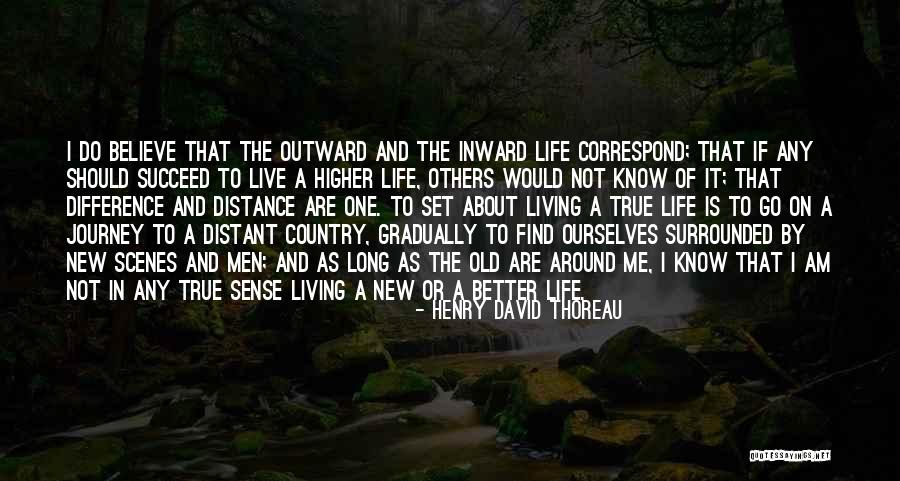 Living The Country Life Quotes By Henry David Thoreau