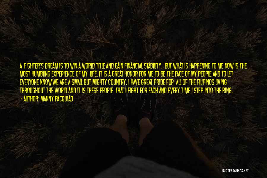 Living The Country Life Quotes By Manny Pacquiao