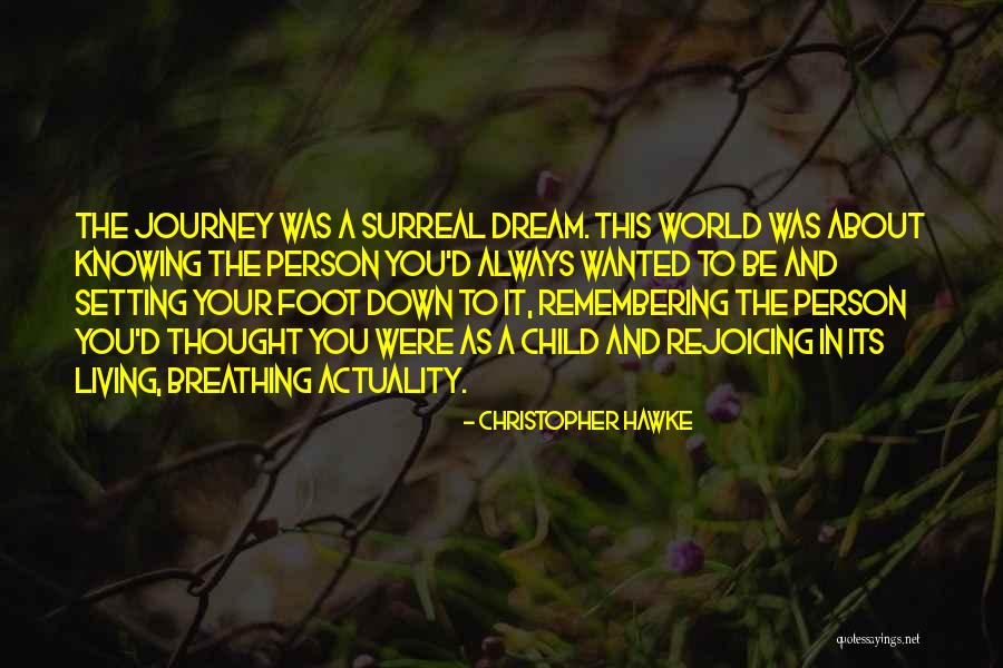 Living The Dream Life Quotes By Christopher Hawke