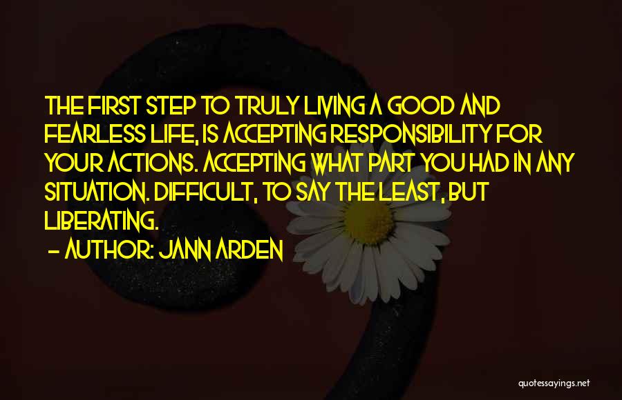 Living The Good Life Quotes By Jann Arden