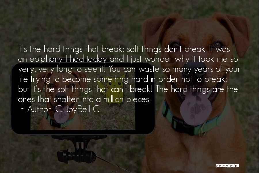 Living The Hard Life Quotes By C. JoyBell C.