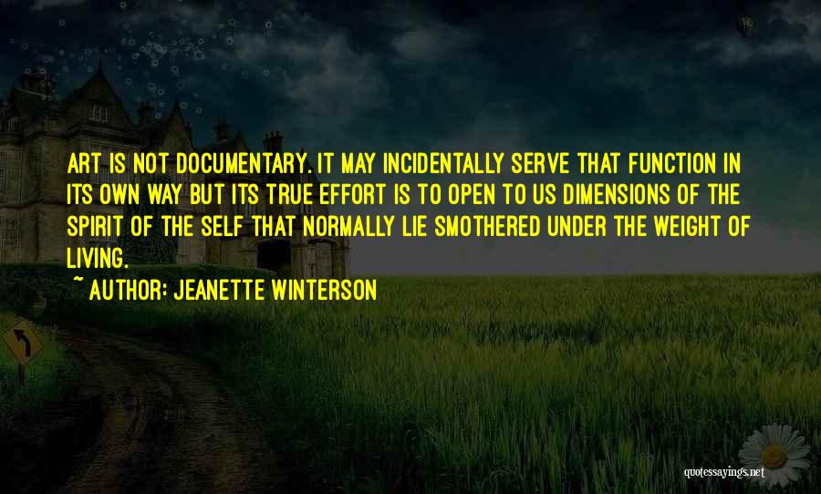 Living To Serve Others Quotes By Jeanette Winterson