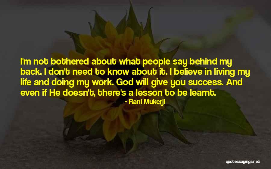 Living To Work Quotes By Rani Mukerji Living To Work Quotes By Rani Mukerji