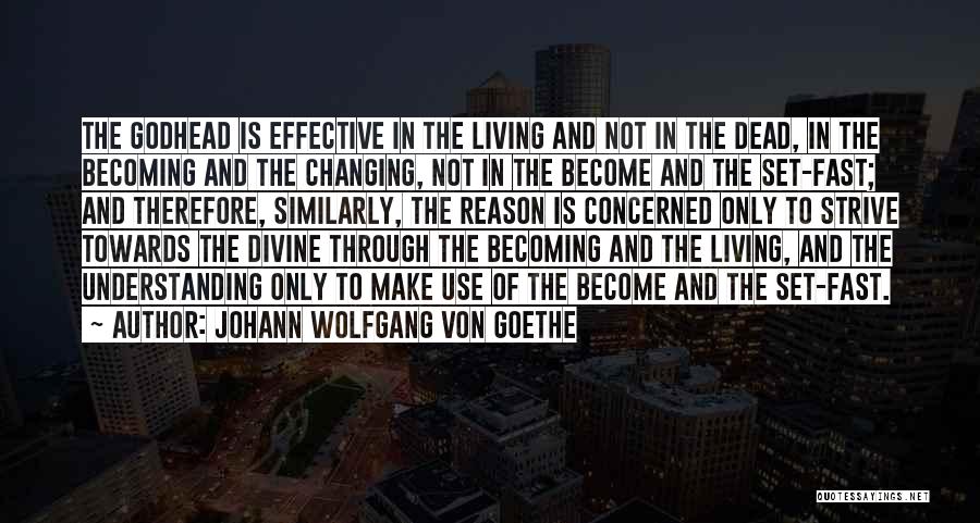 Living Too Fast Quotes By Johann Wolfgang Von Goethe