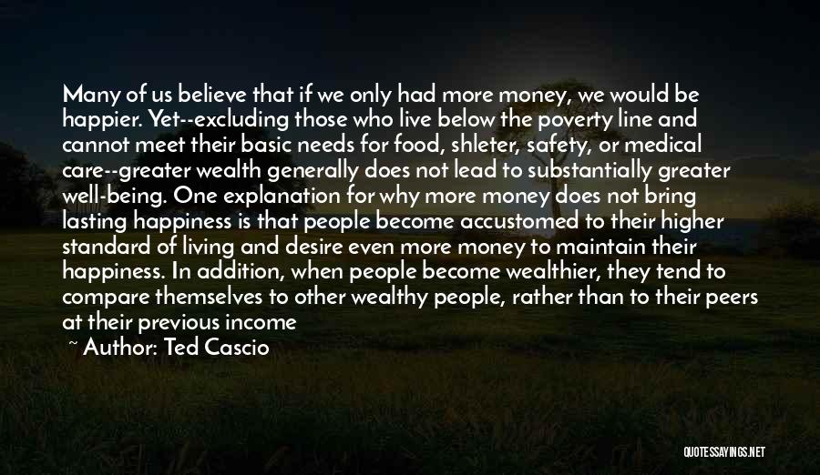 Living Wealthy Quotes By Ted Cascio