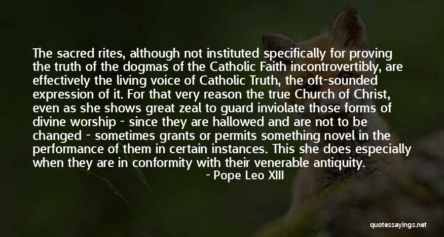 Living With Christ Quotes By Pope Leo XIII