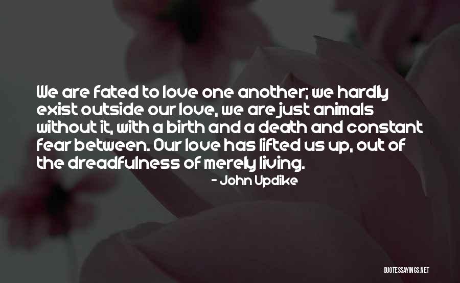 Living With Fear Quotes By John Updike Living With Fear Quotes By John Updike