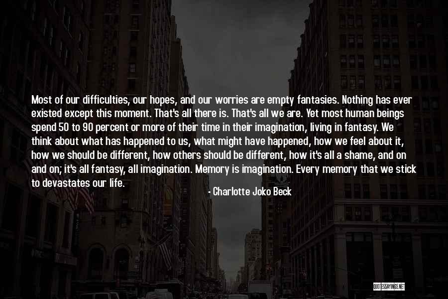 Living With No Worries Quotes By Charlotte Joko Beck Living With No Worries Quotes By Charlotte Joko Beck