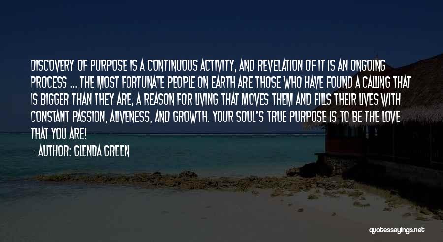 Living With Passion And Purpose Quotes By Glenda Green