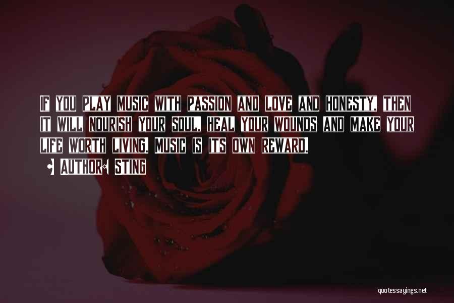 Living With Passion Quotes By Sting Living With Passion Quotes By Sting