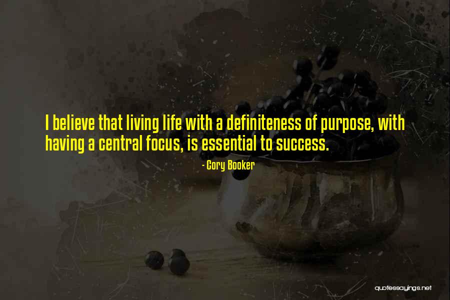 Living With Purpose Quotes By Cory Booker