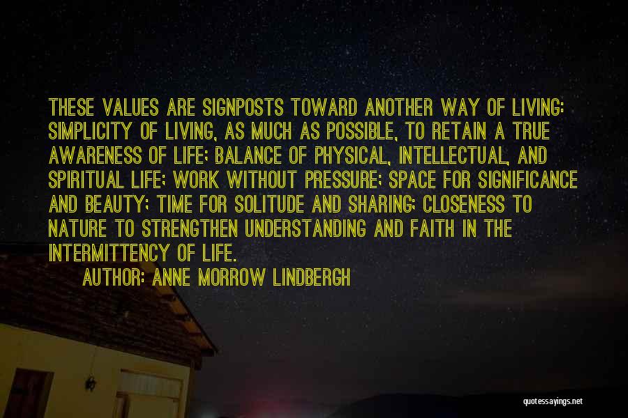 Living Without Faith Quotes By Anne Morrow Lindbergh