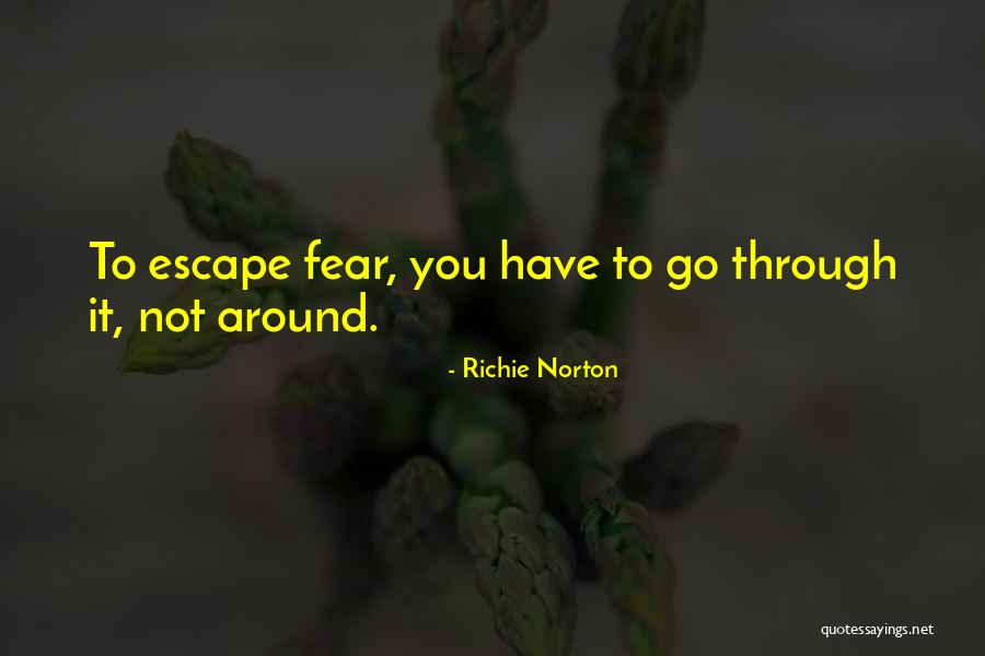 Living Without Fear Quotes By Richie Norton