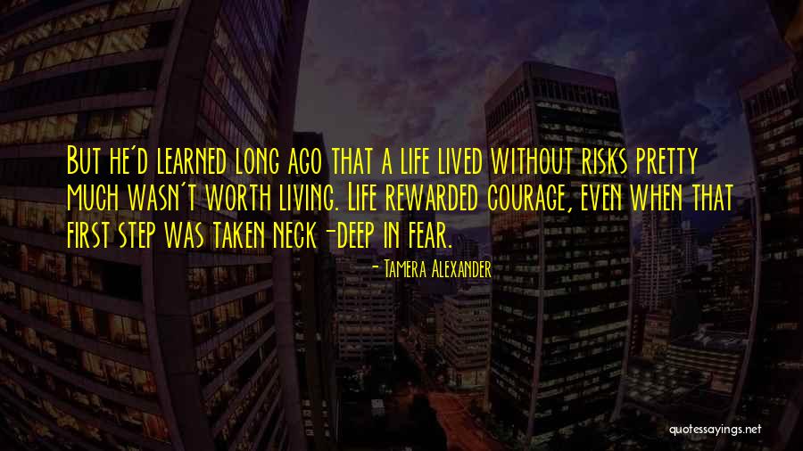 Living Without Fear Quotes By Tamera Alexander