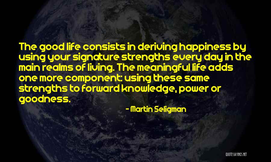 Living Your Life Day By Day Quotes By Martin Seligman