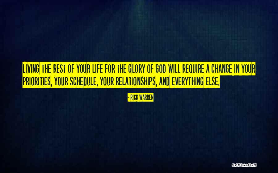 Living Your Life For God Quotes By Rick Warren Living Your Life For God Quotes By Rick Warren