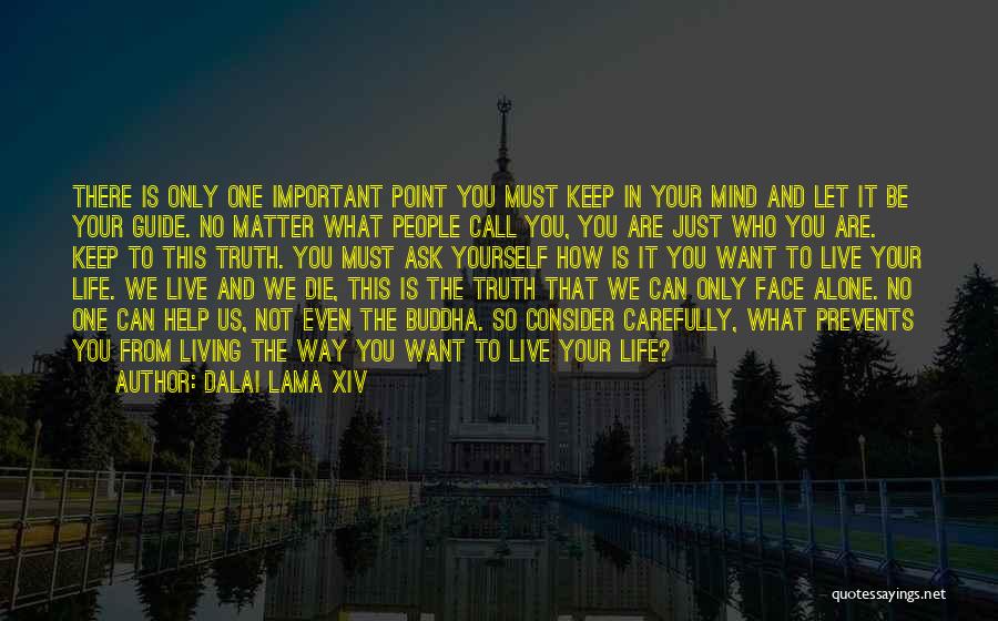 Living Your Life No Matter What Quotes By Dalai Lama XIV