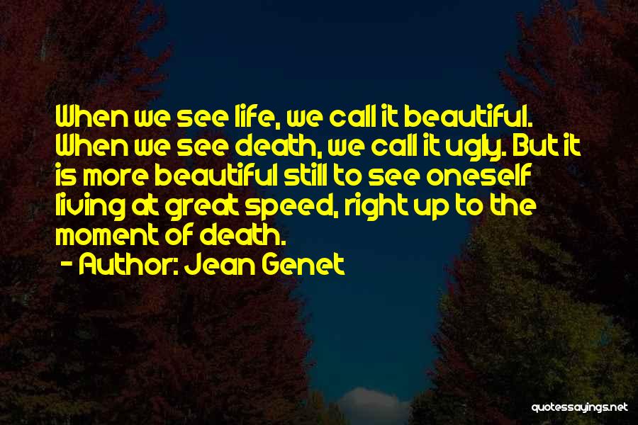 Living Your Life The Right Way Quotes By Jean Genet