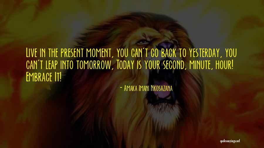 Living Your Passion Quotes By Amaka Imani Nkosazana