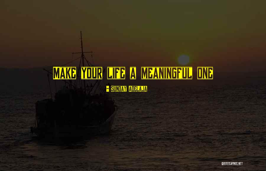 Living Your Purpose Quotes By Sunday Adelaja