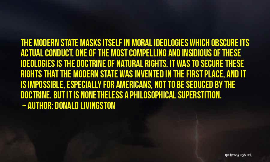 Livingston Quotes By Donald Livingston