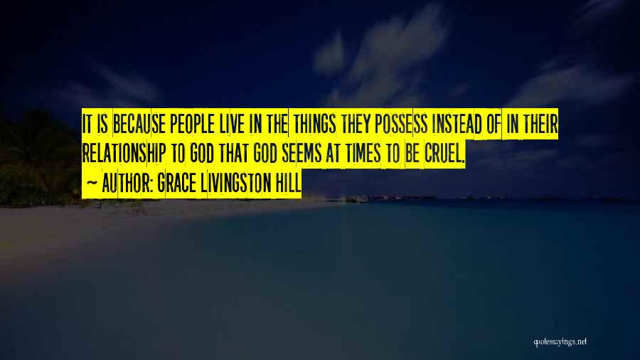 Livingston Quotes By Grace Livingston Hill