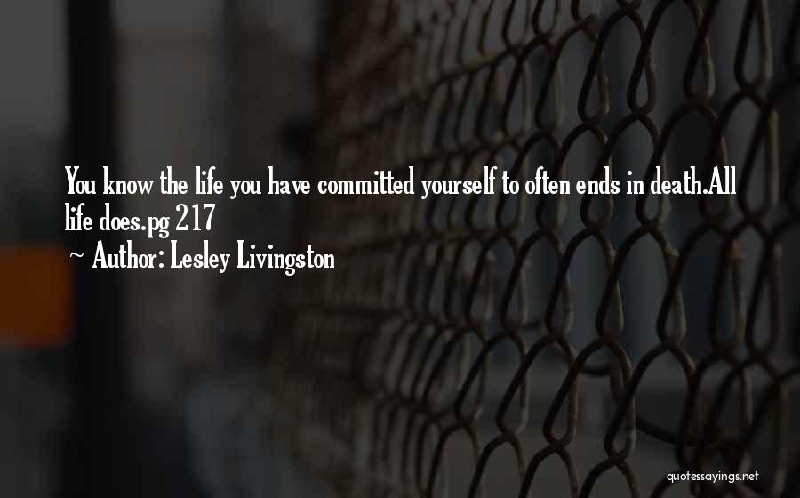 Livingston Quotes By Lesley Livingston