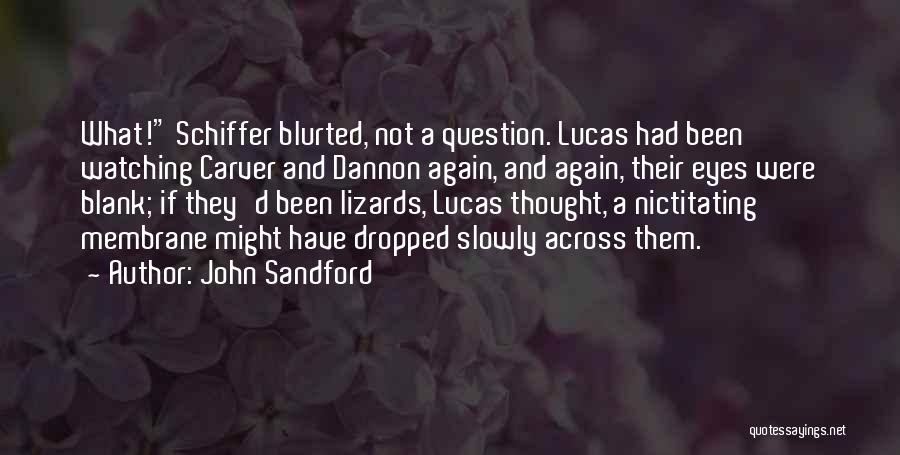 Lizards Quotes By John Sandford