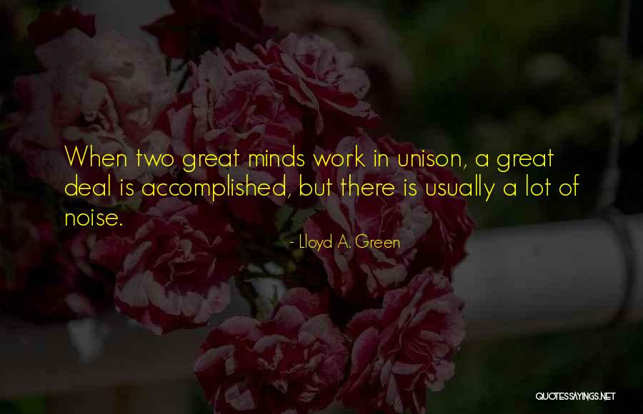 Lloyd A. Green Quotes 326771