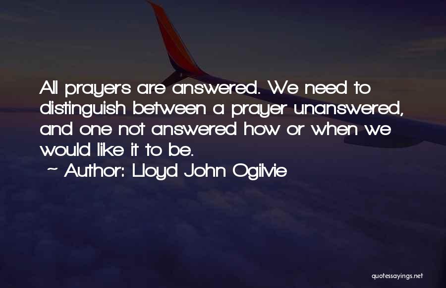 Lloyd John Ogilvie Quotes 1787440