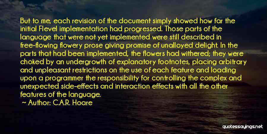 Loading Quotes By C.A.R. Hoare