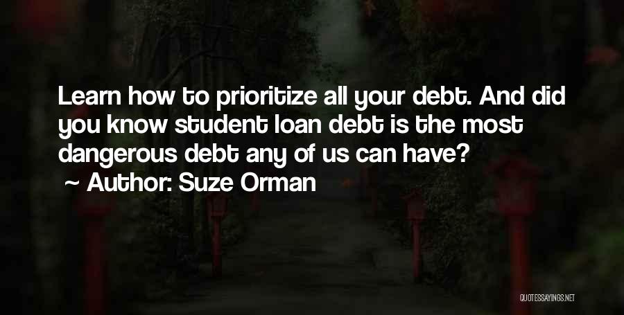 Loan Quotes By Suze Orman