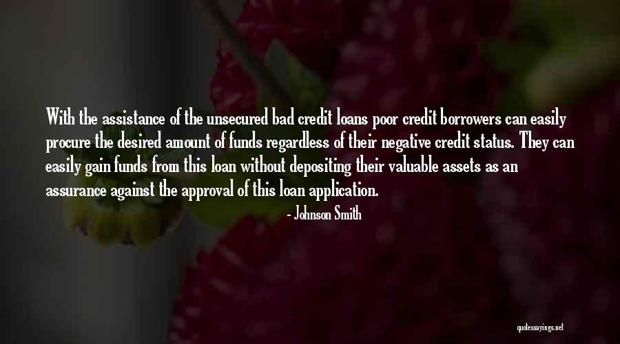 Loans For Bad Credit Quotes By Johnson Smith Loans For Bad Credit Quotes By Johnson Smith