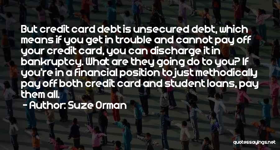 Loans Quotes By Suze Orman