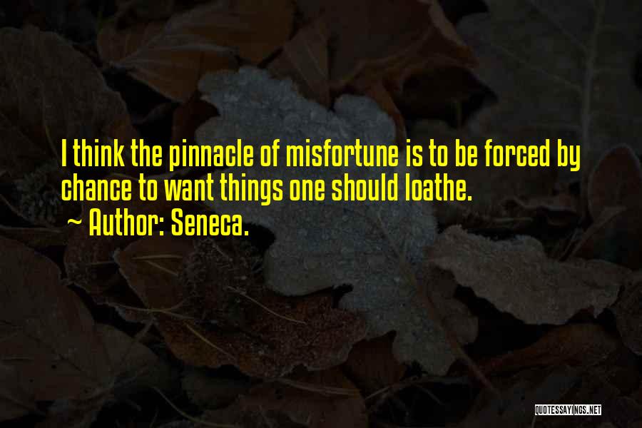 Loathe Quotes By Seneca.