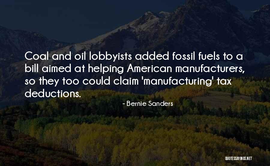 Lobbyists Quotes By Bernie Sanders