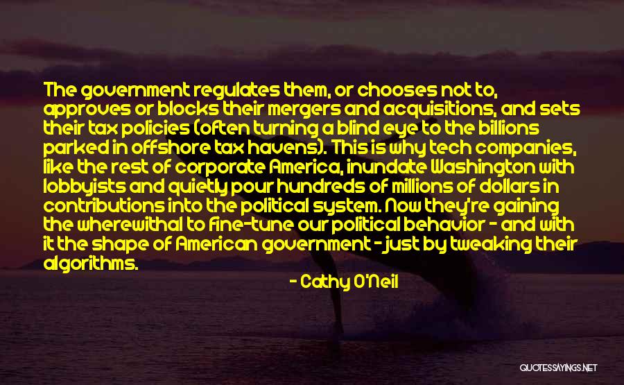 Lobbyists Quotes By Cathy O'Neil