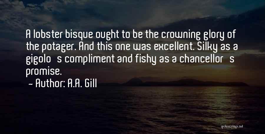 Lobster Quotes By A.A. Gill