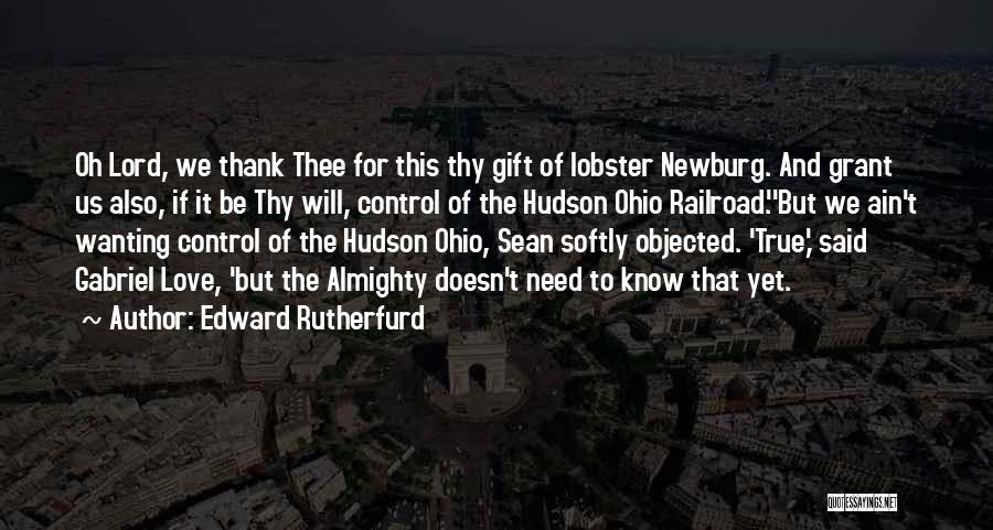 Lobster Quotes By Edward Rutherfurd