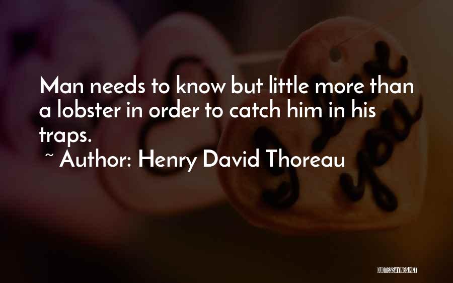Lobster Quotes By Henry David Thoreau
