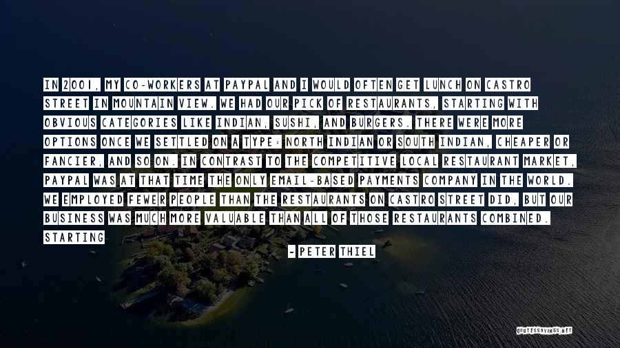 Local Business Quotes By Peter Thiel Local Business Quotes By Peter Thiel