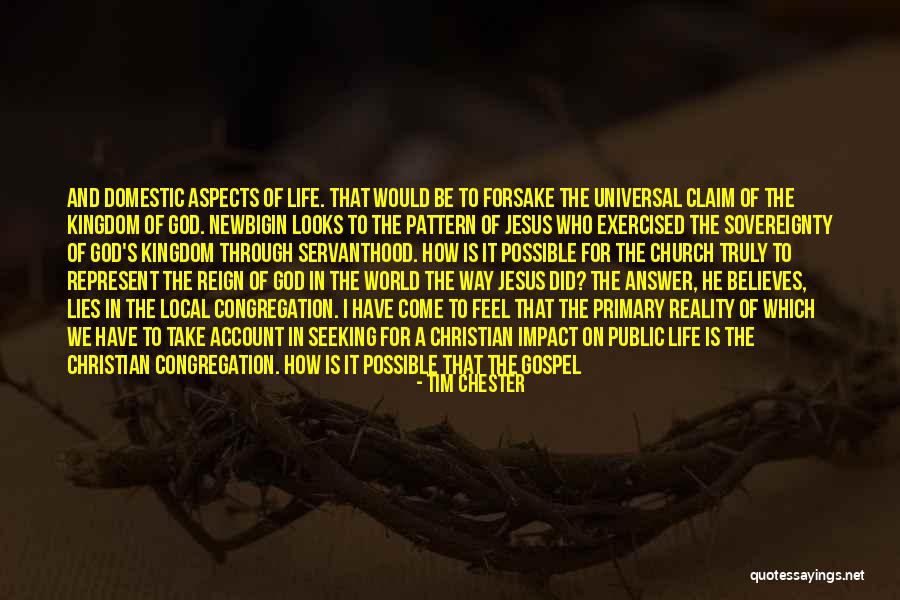 Local Church Quotes By Tim Chester Local Church Quotes By Tim Chester