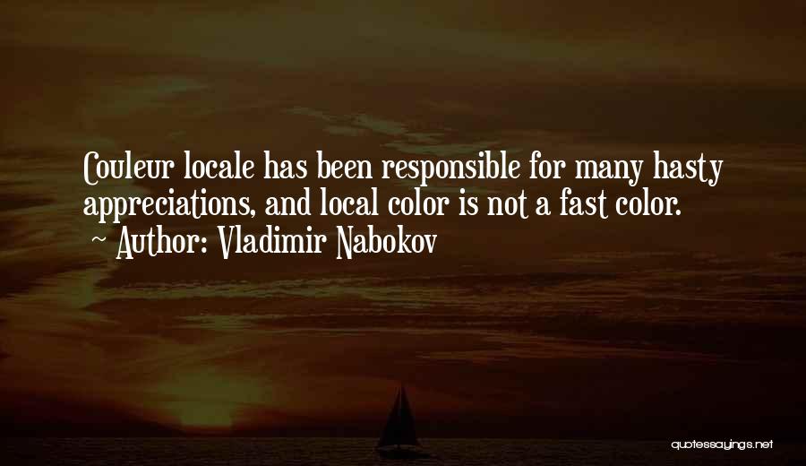 Local Color Quotes By Vladimir Nabokov