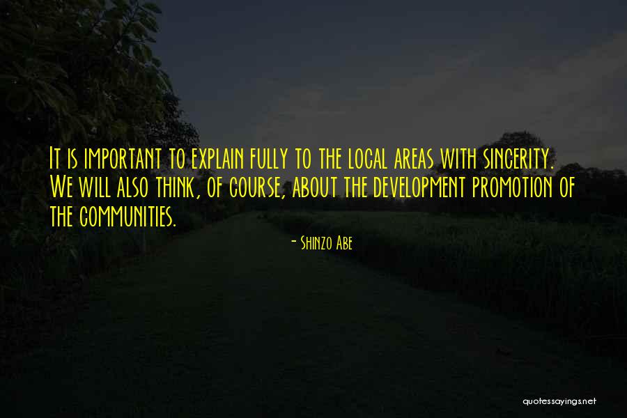 Local Community Quotes By Shinzo Abe Local Community Quotes By Shinzo Abe
