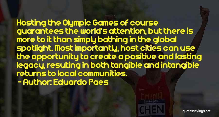 Local Global Quotes By Eduardo Paes