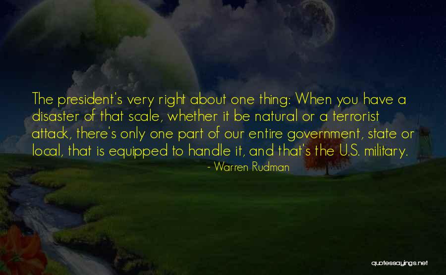 Local Self Government Quotes By Warren Rudman