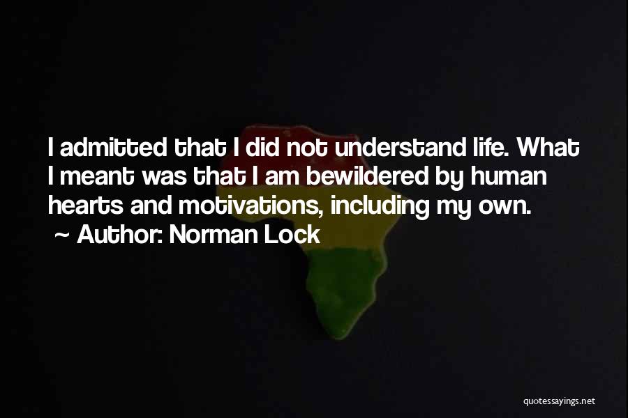 Lock And Heart Quotes By Norman Lock