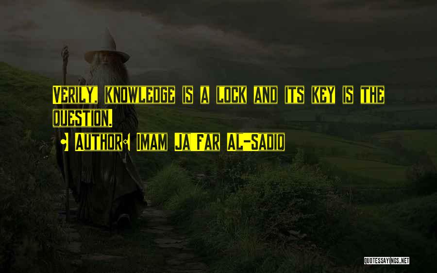 Lock And Key Quotes By Imam Ja'Far Al-Sadiq