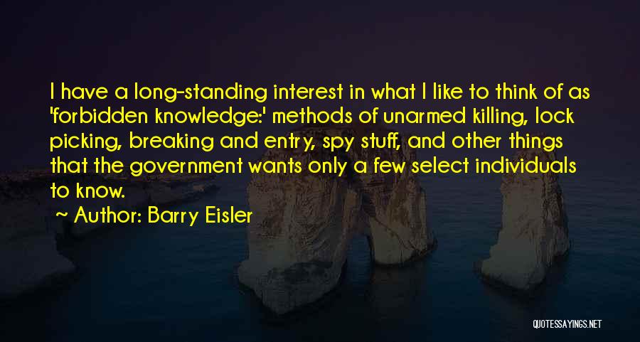 Lock In Quotes By Barry Eisler