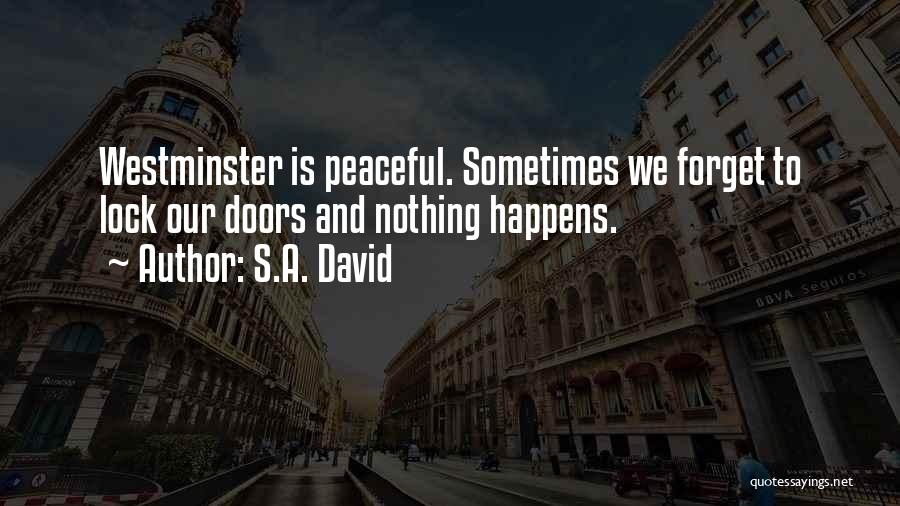 Lock Quotes By S.A. David